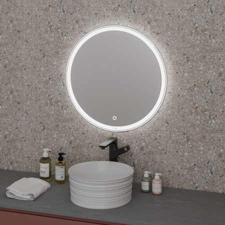 Зеркало Grossman SENTO D700 97070 (700x700x45) LED с сенсорным выключателем