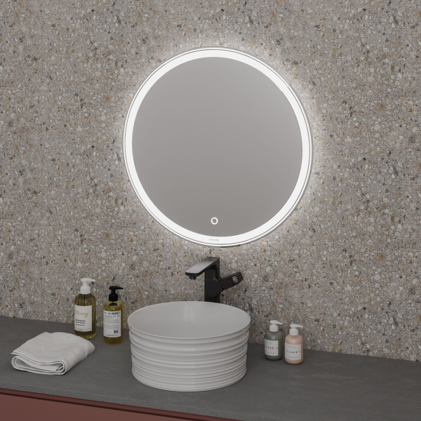 Зеркало Grossman SENTO D800 98080 (800x800x45) LED с сенсорным выключателем