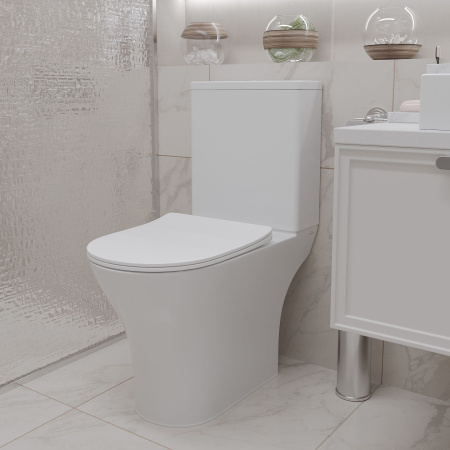 Напольный унитаз RoxenBath Urban Tornado Bidet  600190-01X Rimless Soft Close с функцией биде