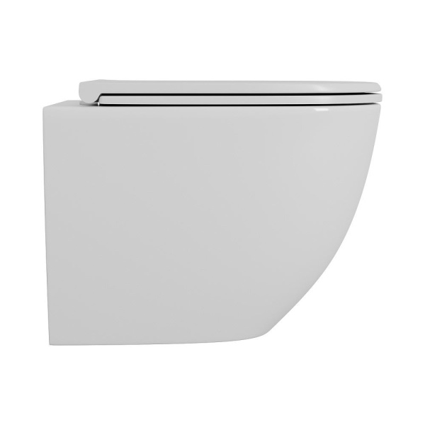 Унитаз подвесной безободковый D&K Matrix DT1396016, белый