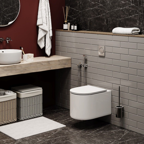 Унитаз TANARO Aria подвесной безободковый Cerutti SPA CT8910