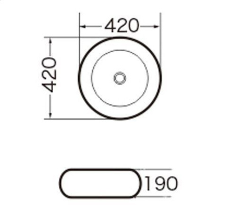 Раковина Grossman GR-3010 420x420x190