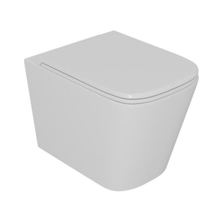 Унитаз подвесной безободковый D&K Quadro DT1516016, белый