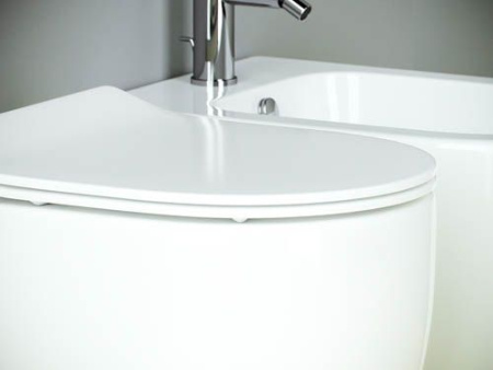 Напольный приставной унитаз Ceramicanova Metropol Rimless, Белый, CN4004