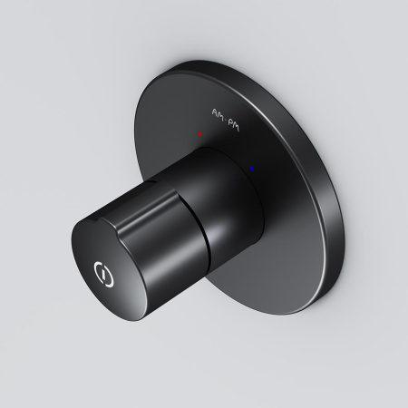 F85A65722 X-Joy TouchReel Смеситель для душа АМ.РМ монтируемый в стену, чёрный