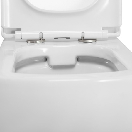 Унитаз подвесной безободковый BelBagno CARINA BB514CHR/BB5046SC
