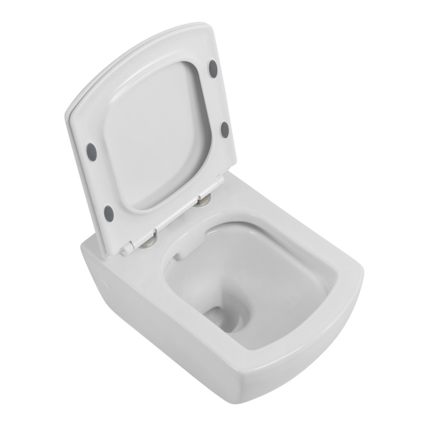 Унитаз подвесной безободковый BelBagno CARINA BB514CHR/BB5046SC