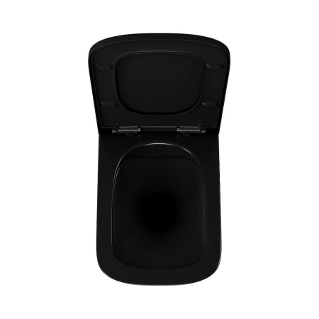 Унитаз подвесной безободковый D&K Berlin DT1436025, черный