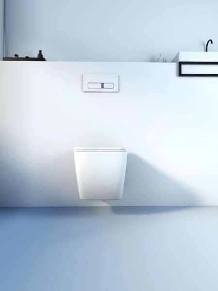 Подвесной унитаз RoxenBath Cube Tornado 530135-01 Rimless Soft Close