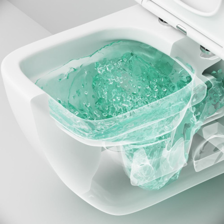 C901701SC Gem Подвесной унитаз AM.PM FlashClean с сиденьем микролифт