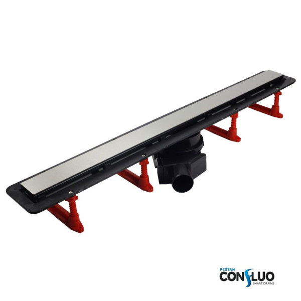 Душевой лоток Pestan Confluo Frameless Line 950 Black Glass, 13701207