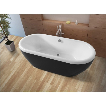 Акриловая ванна Riho Dua FS 180x86 Black and White BD0166500000000
