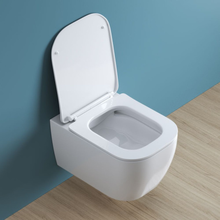 Унитаз подвесной безободковый BelBagno GENOVA BB1102CH/BB1102SC