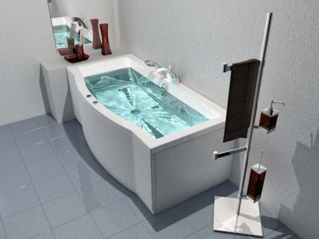 Акриловая ванна Aquatek Гелиос 180x90 GEL180-0000067, с фронтальным экраном