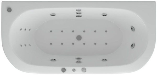 Акриловая ванна Aquatek Морфей 190x90 MOR190-0000014 фронтальный и боковые экраны