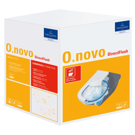 Унитаз подвесной Villeroy&Boch O.novo 5660HR01 с сиденьем