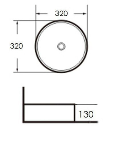 Раковина Grossman GR-3021 320x320x130