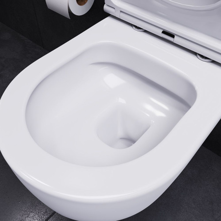 DX86C1700SC Sirius Подвесной унитаз Damixa безободковый с сиденьем микролифт