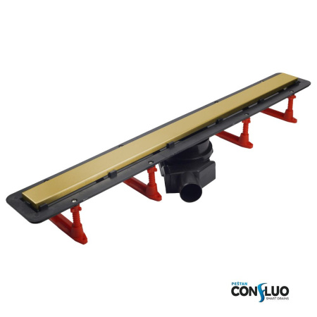 Душевой лоток Pestan Confluo Frameless Line 850 Gold, 13701224