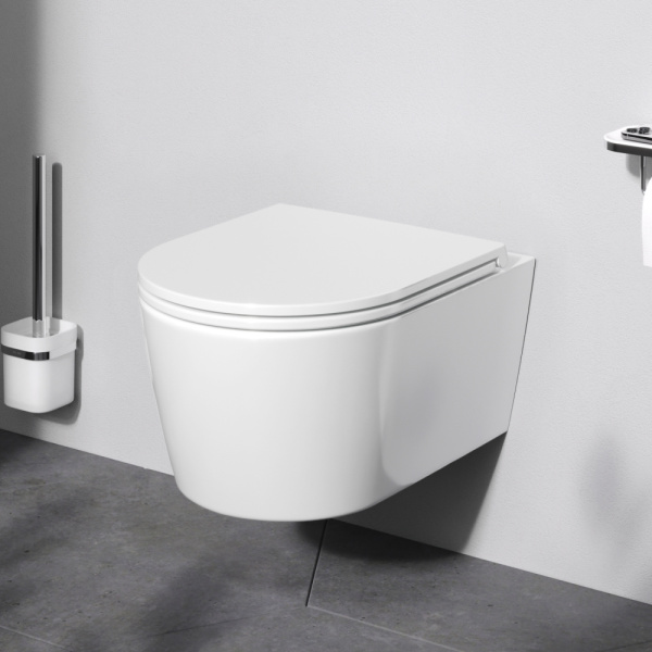 C8F1700SC Func Подвесной унитаз AM.PM 49 см FlashClean с сиденьем микролифт