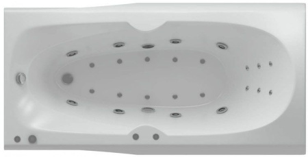 Акриловая ванна Aquatek Европа 180x80 EVR180-0000041 слив слева, вклеенный каркас