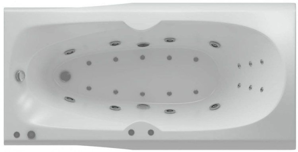 Акриловая ванна Aquatek Европа 180x80 EVR180-0000041 слив слева, вклеенный каркас