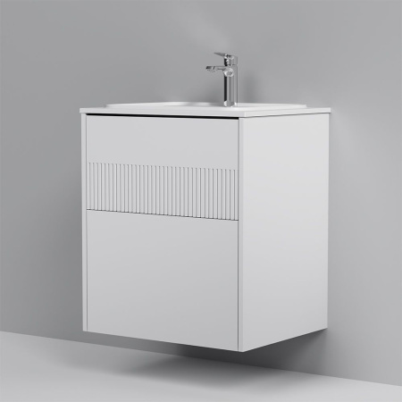 M8FFUX0602WM Func База под раковину AM.PM (push-to-open), 60 см, цвет белый матовый