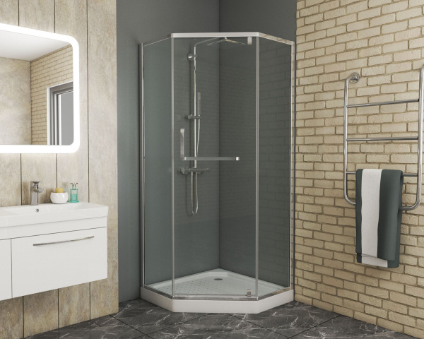 Душевое ограждение Grossman PR-90SD 90x90x200