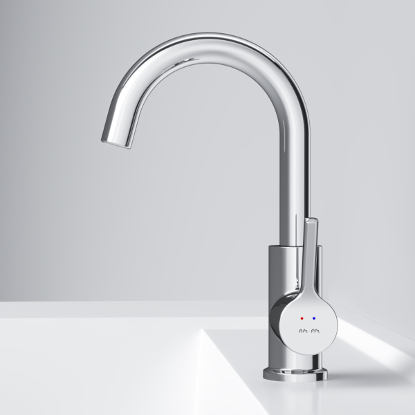 F85B02700  X-Joy S Смеситель для умывальника AM.PM с поворотным изливом, хром
