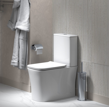 Унитаз Grossman Classic GR-4467S (620х360х820) напольный безободковый с тонкой крышкой