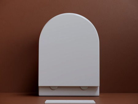 Подвесной унитаз Ceramicanova UP безободковый, смыв Торнадо, с крепежом для полностью скрытого монтажа, ультратонким сидением с функцией быстрого снятия и крышкой с функцией плавного закрытия, цвет белый CN4007