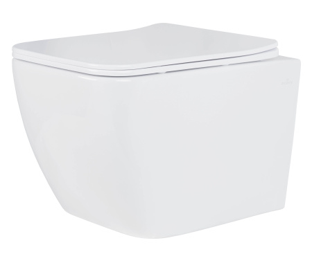 Подвесной унитаз RoxenBath Cube Tornado 530135-01 Rimless Soft Close