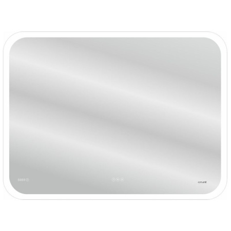 Зеркало Cersanit LED 070 design pro 100x70 с подсветкой bluetooth часы с антизапотеванием прямоугольное Ecom, KN-LU-LED070*100-p-Os