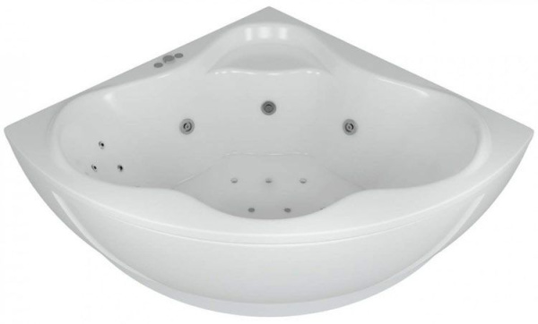 Акриловая ванна Aquatek Галатея 135x135 GAL135-0000022, с фронтальным экраном
