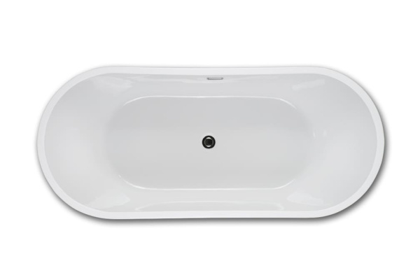 Акриловая ванна отдельностоящая Cerutti SPA RESIA 168x73