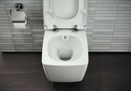 Унитаз подвесной VitrA Metropole 7672B003-1687 с бидеткой и встроенным смесителем