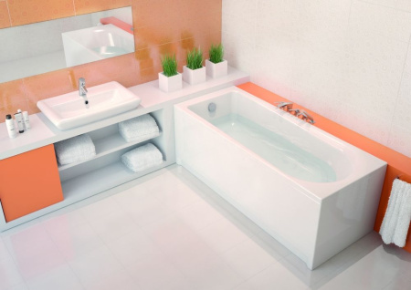 Ванна прямоугольная Cersanit FLAVIA 170x70 белый, P-WP-FLAVIA*170NL