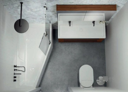 Акриловая ванна Riho Rething Space 180x110 L BR1800500000000