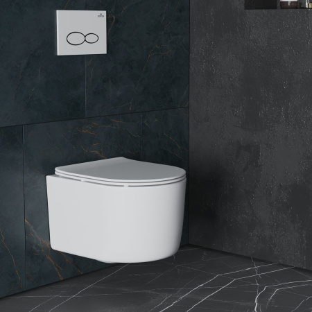 Подвесной унитаз RoxenBath Simple Compact 530120-01 Rimless Soft Close