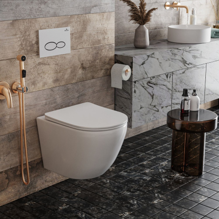 Подвесной унитаз RoxenBath Antares 530185-01 Rimless Soft Close