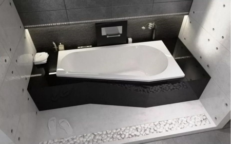 Акриловая ванна с ножками Riho Delta 150x80 L BB8100500000000