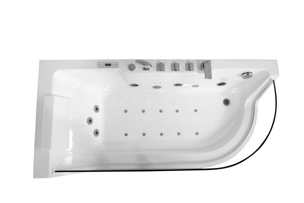 Акриловая ванна с гидромассажем Cerutti SPA C-403L 170x80