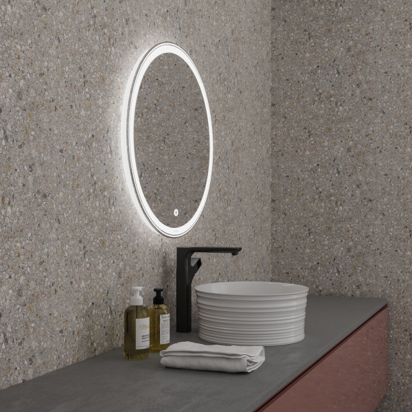 Зеркало Grossman SENTO D800 98080 (800x800x45) LED с сенсорным выключателем