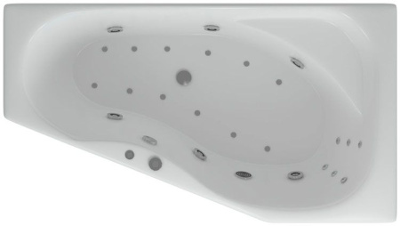 Акриловая ванна Aquatek Медея 170x95 MED180-0000010 правая, вклеенный каркас