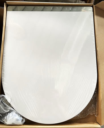 Унитаз подвесной безободковый Bauedge Nimb BK0001-LUX, белый