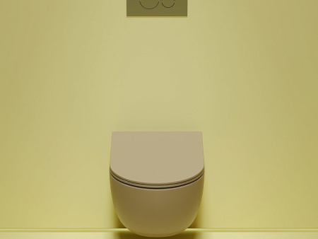 Унитаз Ceramicanova Modena CN6063MC, капучино матовый, безободковый подвесной