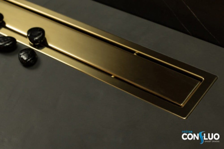 Душевой лоток Pestan Confluo Premium Line 550 Gold, 13100052