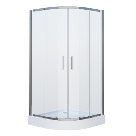 Душевое ограждение Grossman GR-0090 Classic 90*90*190 полукруг, двери раздвижные