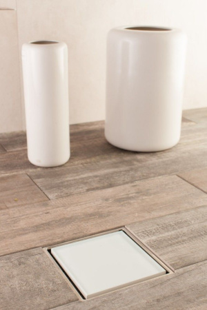 Точечный трап Pestan Confluo Standard 10х10 Dry 1 White Glass  13000104