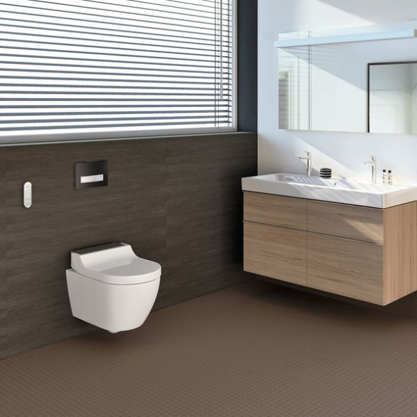 Унитаз-биде подвесной Geberit AquaClean Tuma Comfort 146.294.11.1 безободковый альпийский белый